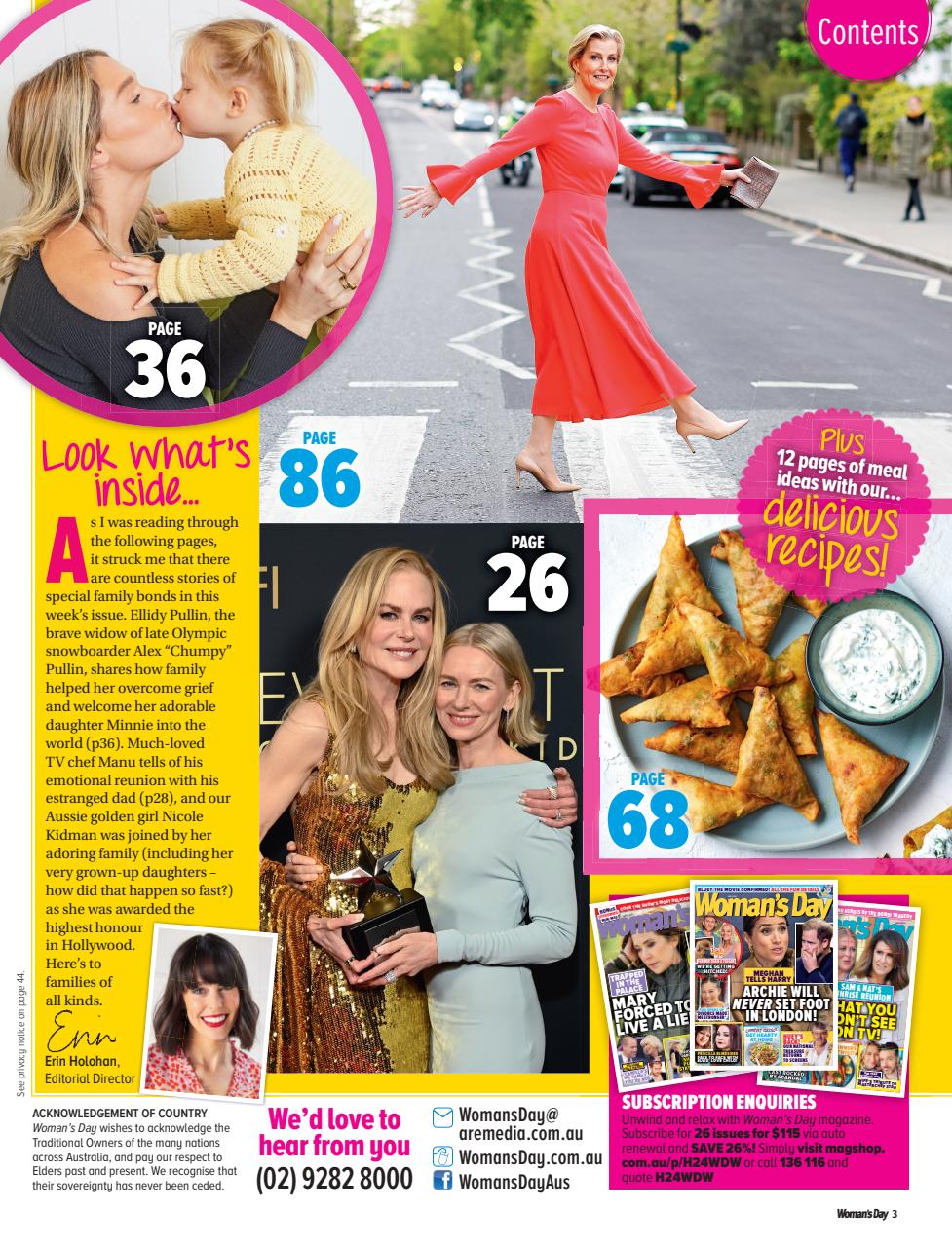 Woman's Day Australia Preview Pages