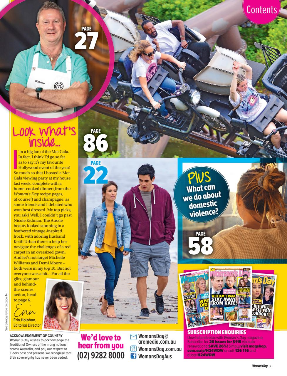 Woman's Day Australia Preview Pages