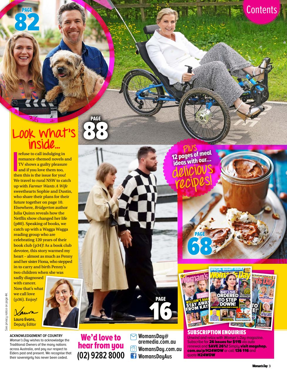 Woman's Day Australia Preview Pages