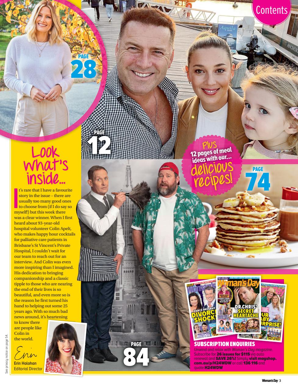 Woman's Day Australia Preview Pages