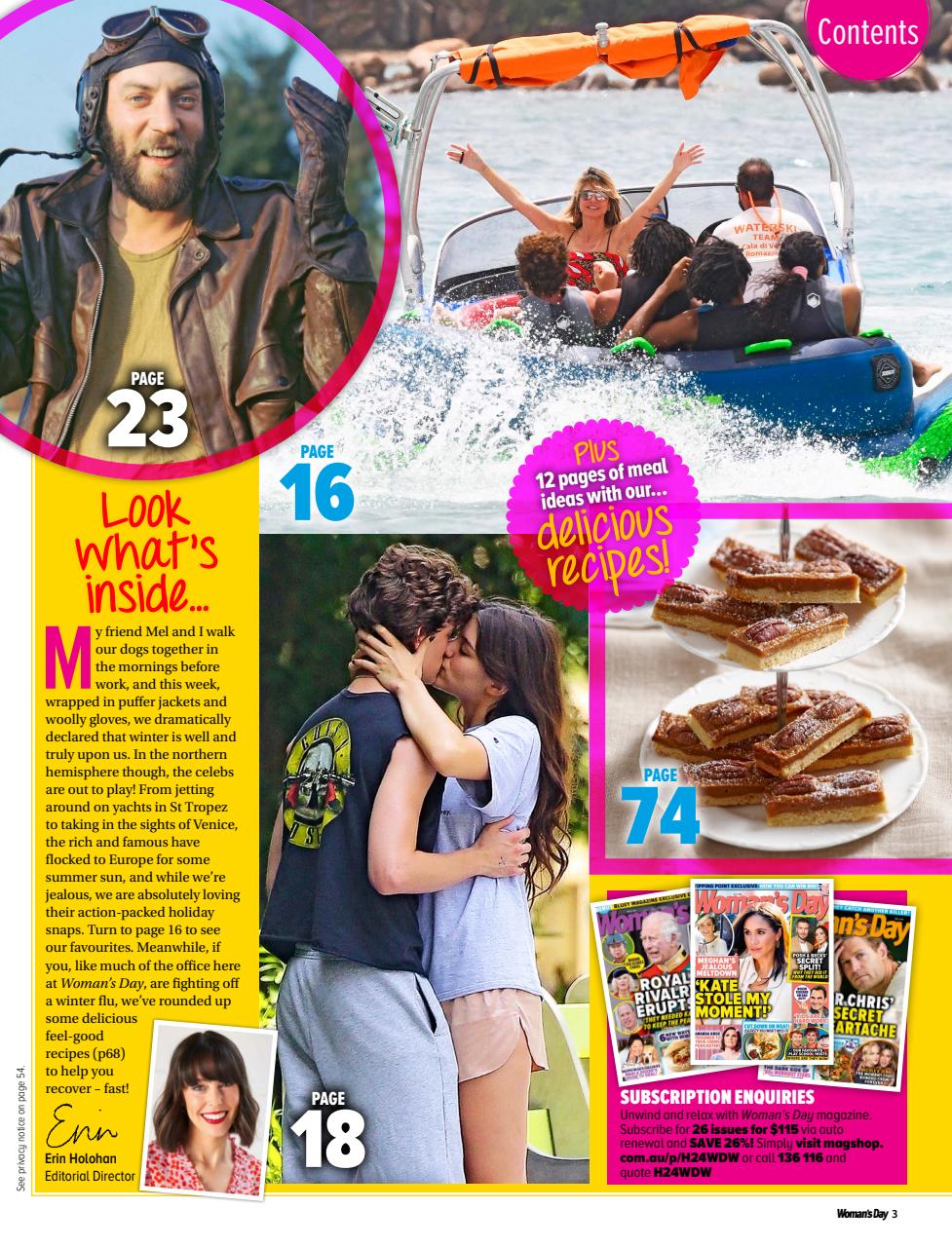 Woman's Day Australia Preview Pages