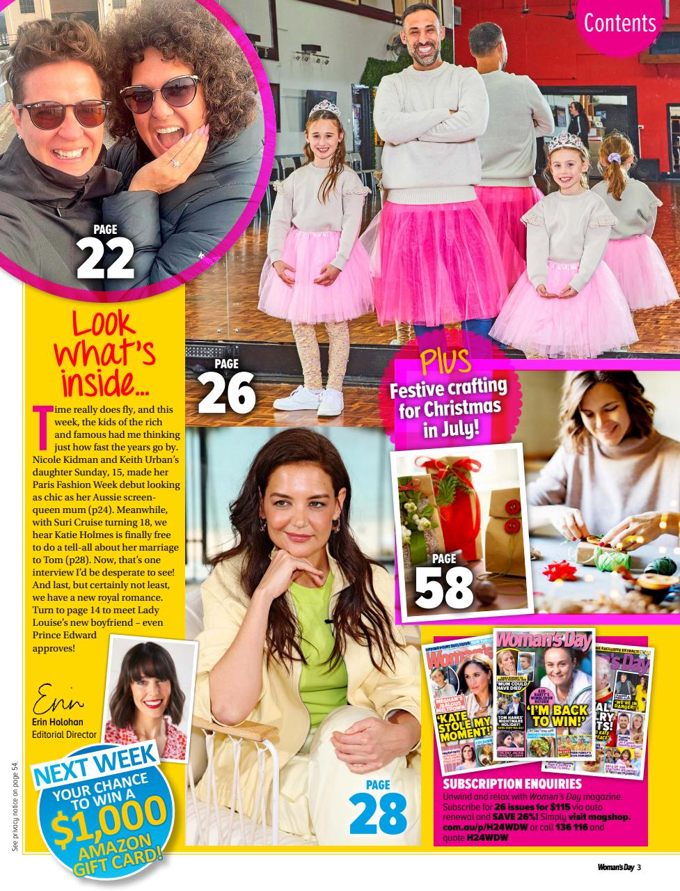 Woman's Day Australia Preview Pages