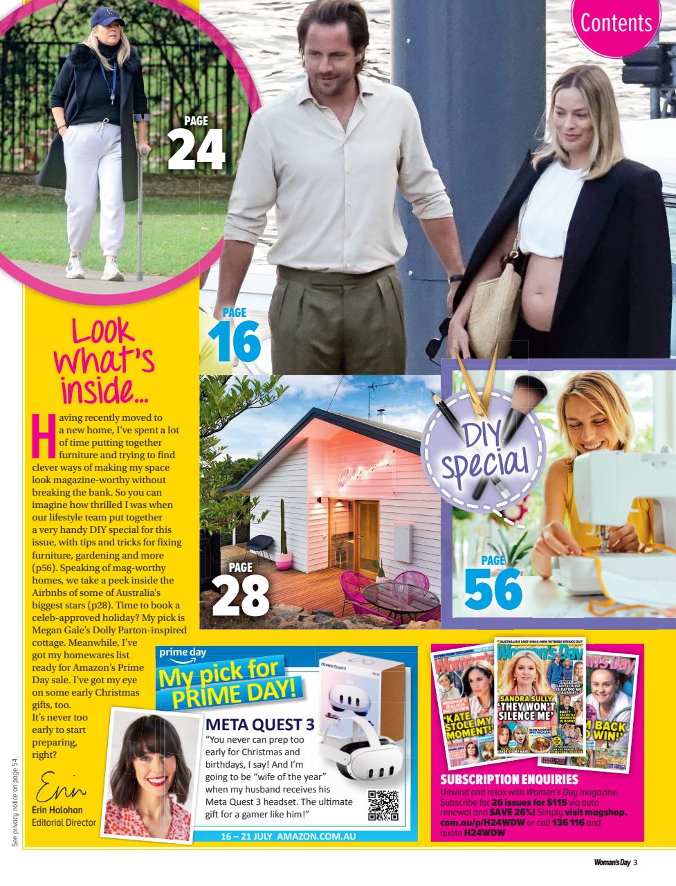 Woman's Day Australia Preview Pages