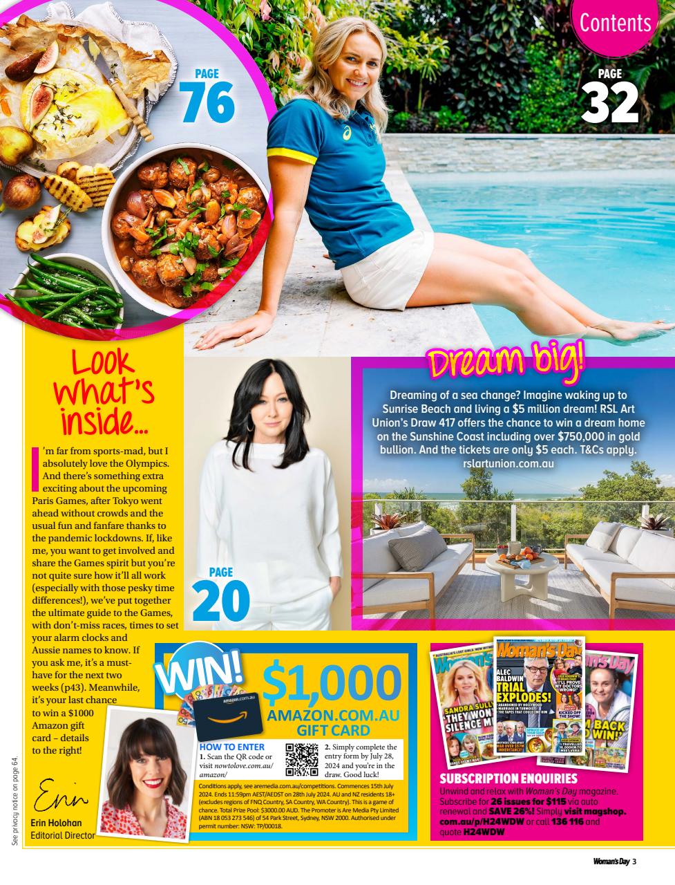 Woman's Day Australia Preview Pages