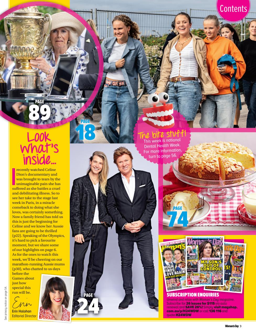 Woman's Day Australia Preview Pages
