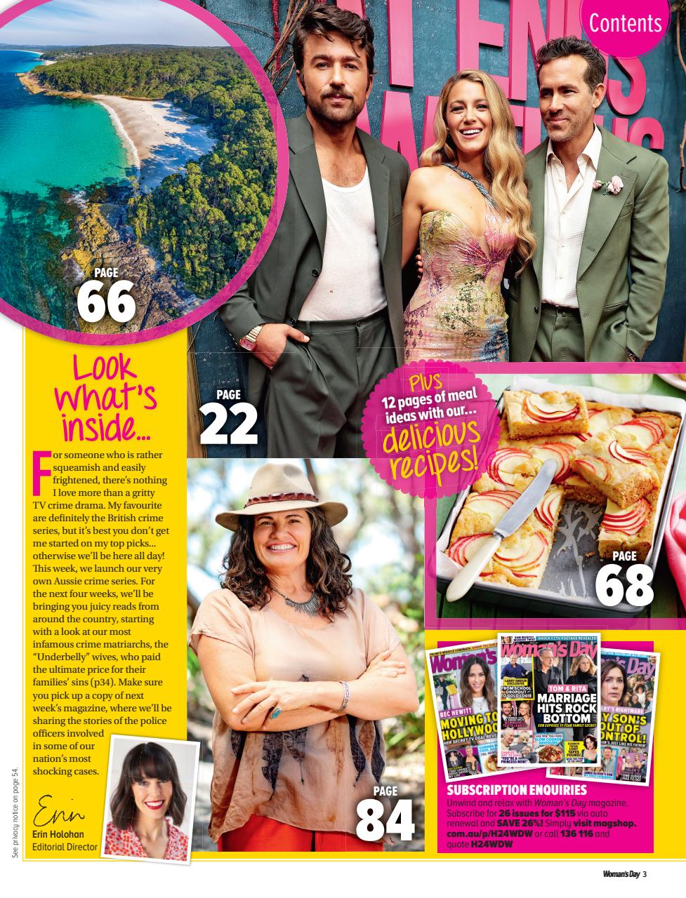 Woman's Day Australia Preview Pages