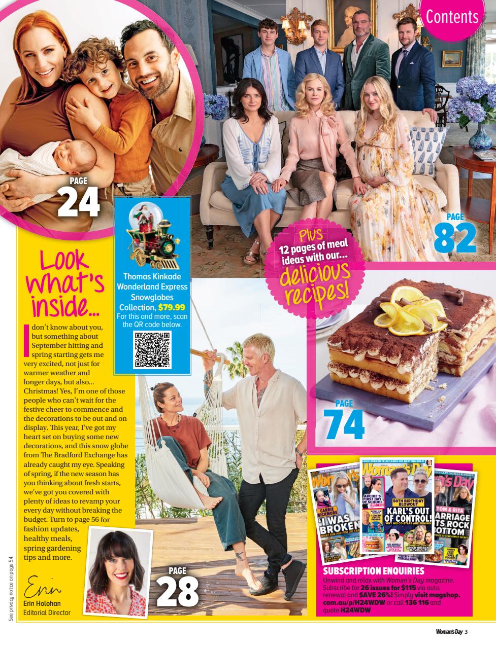 Woman's Day Australia Preview Pages