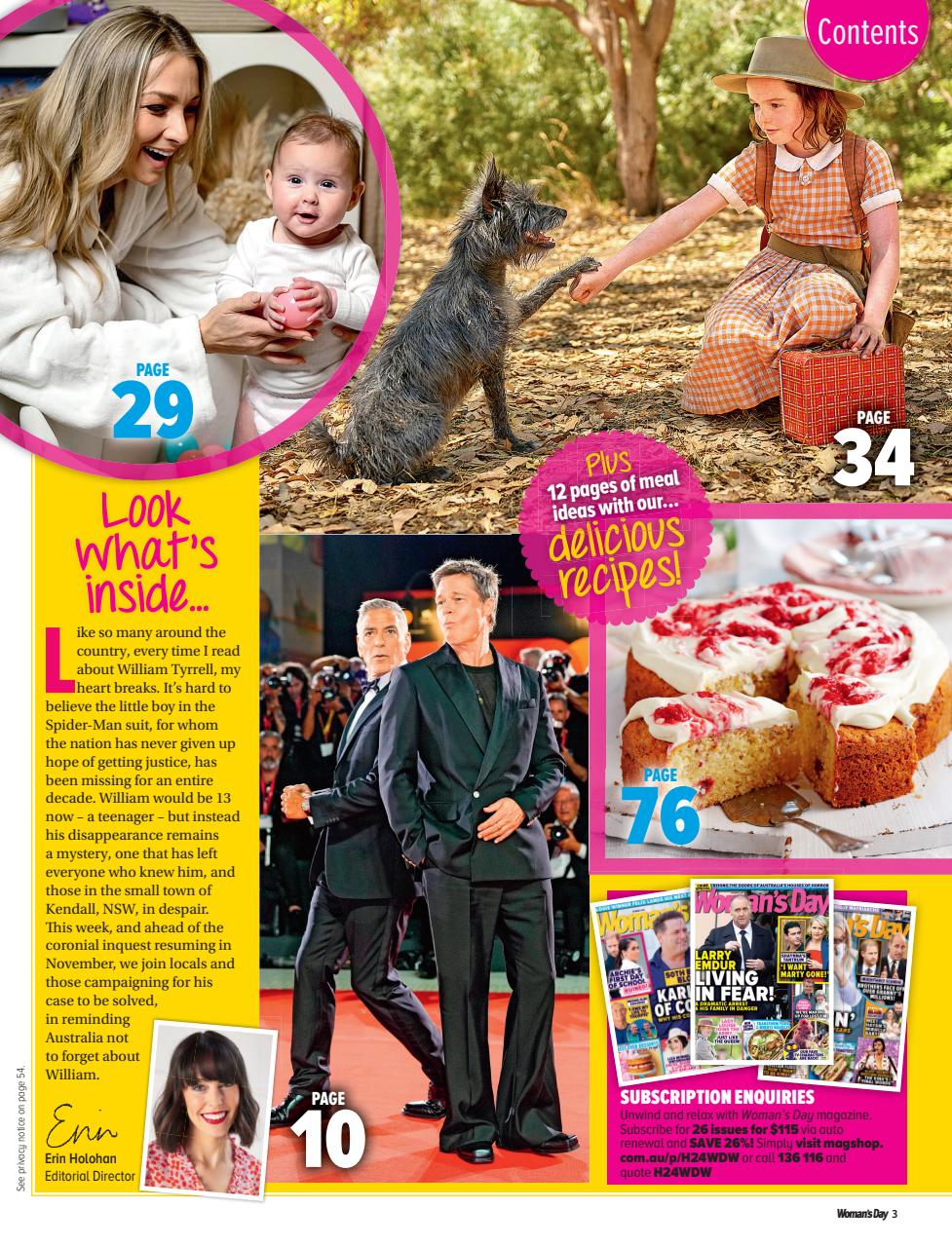 Woman's Day Australia Preview Pages