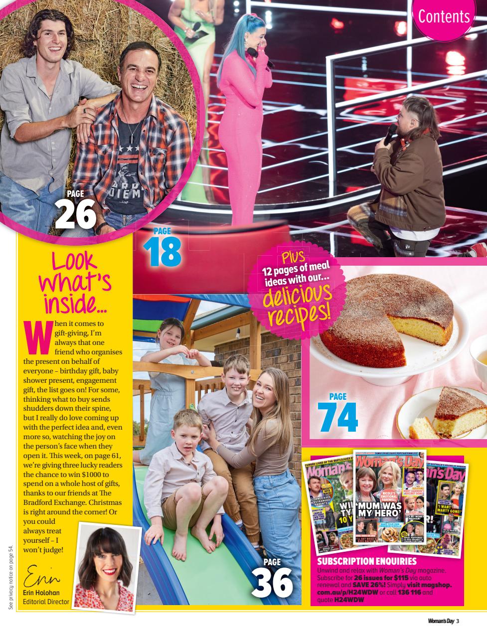 Woman's Day Australia Preview Pages