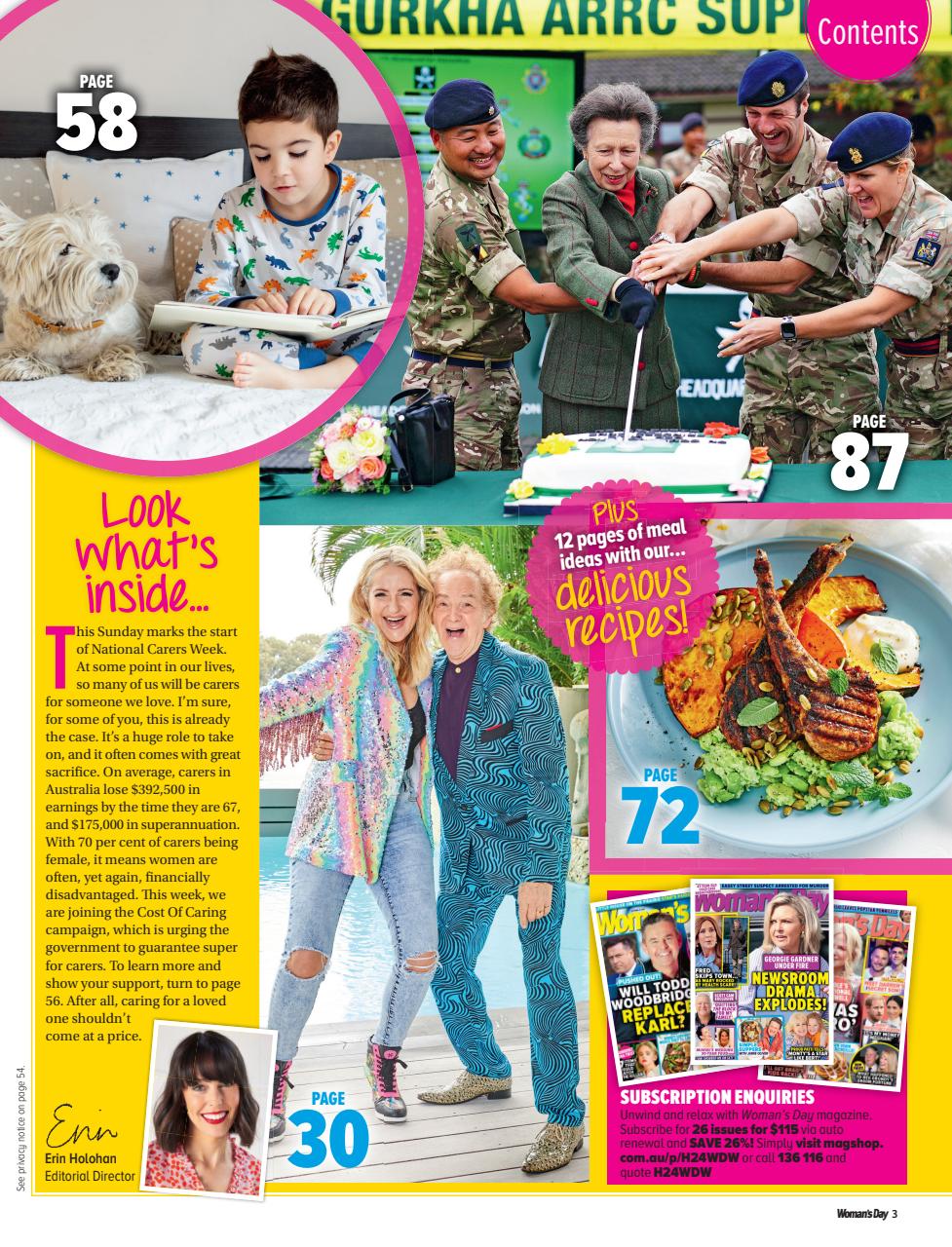 Woman's Day Australia Preview Pages