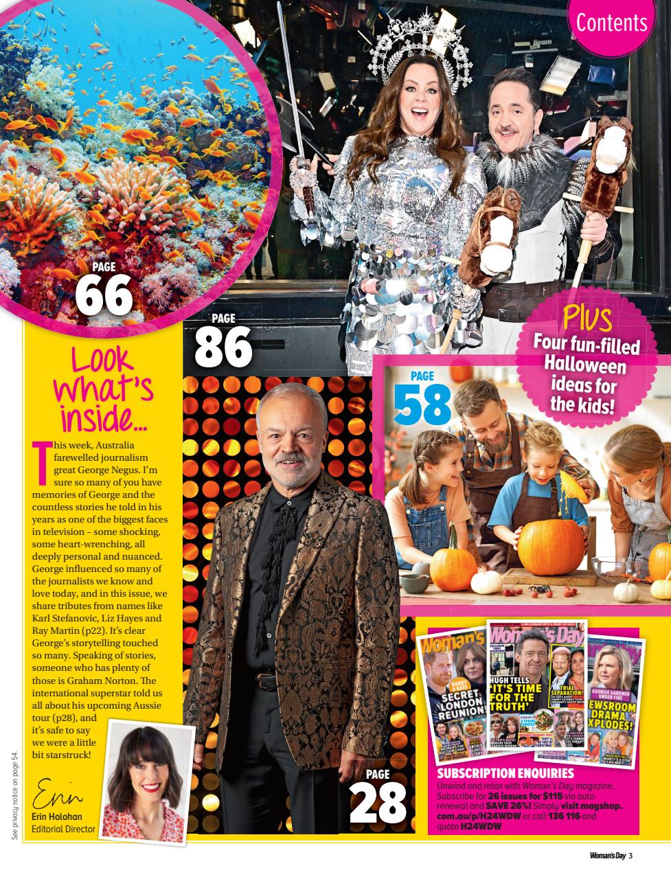 Woman's Day Australia Preview Pages