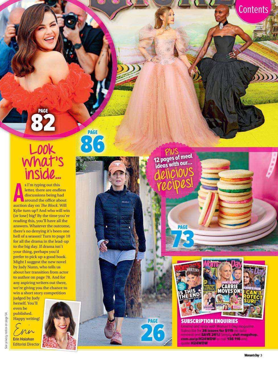 Woman's Day Australia Preview Pages