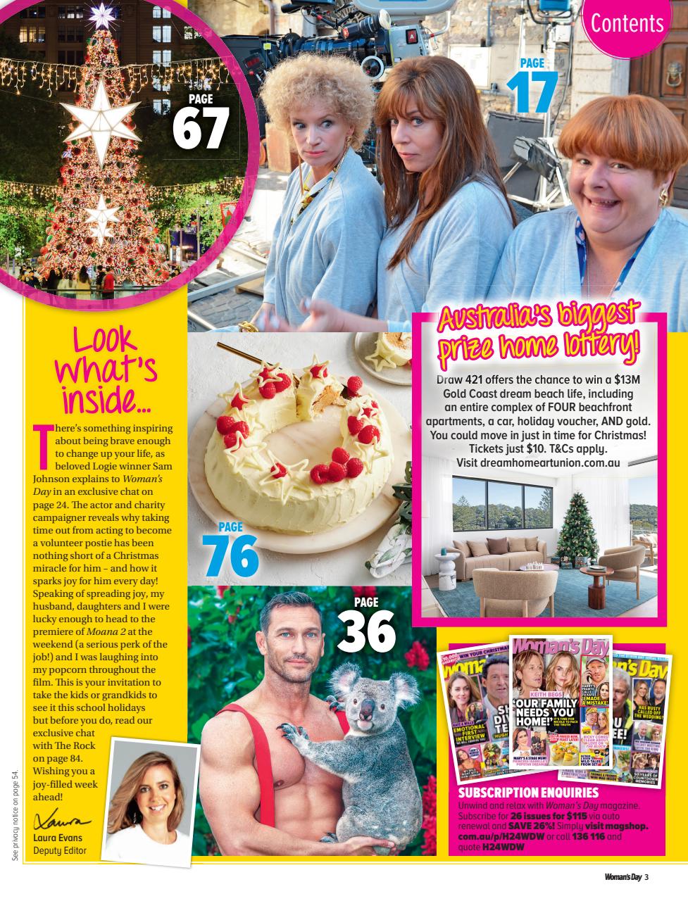 Woman's Day Australia Preview Pages