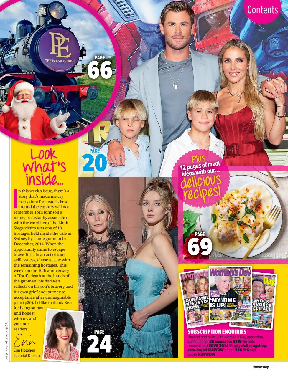 Woman's Day Australia Preview Pages