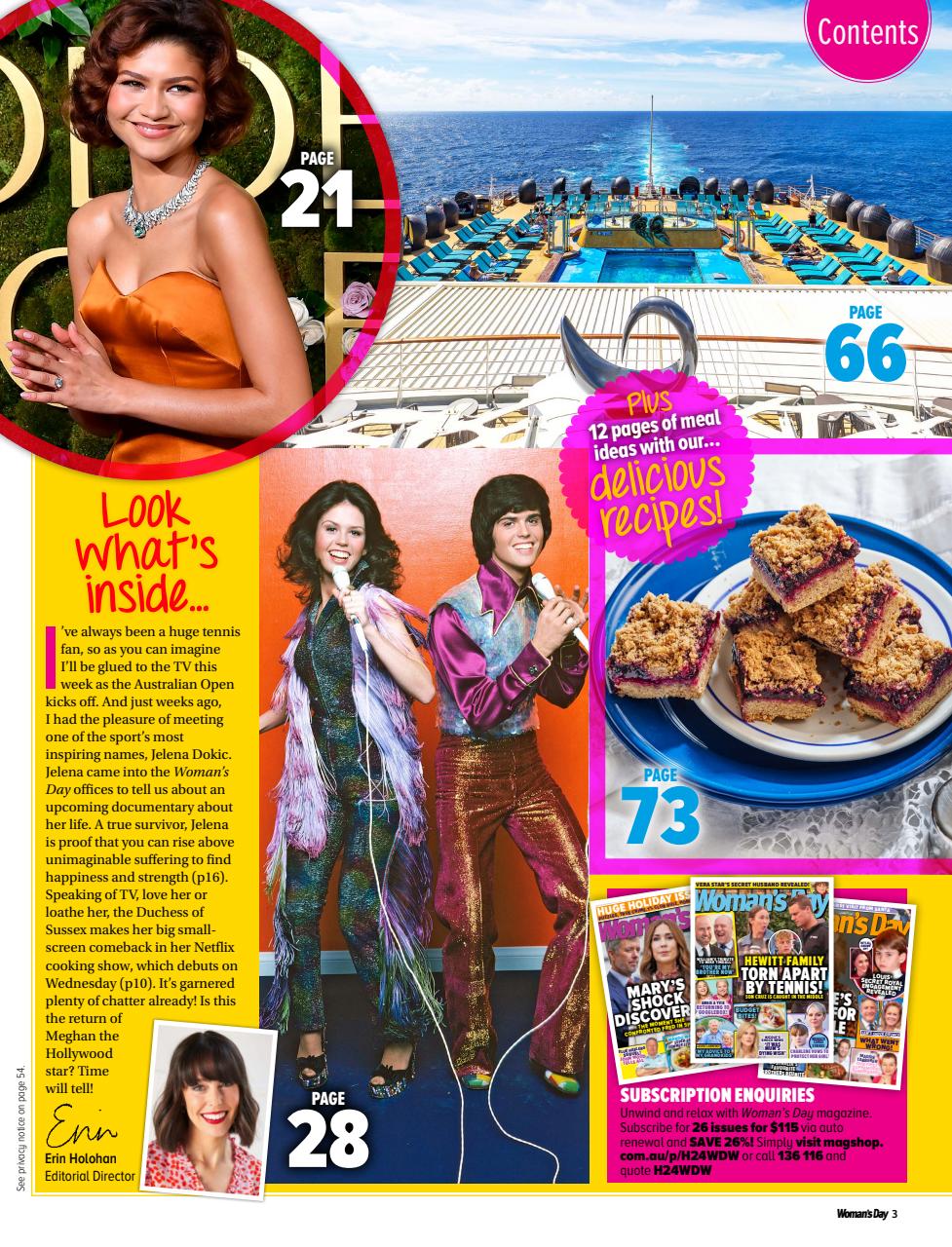 Woman's Day Australia Preview Pages
