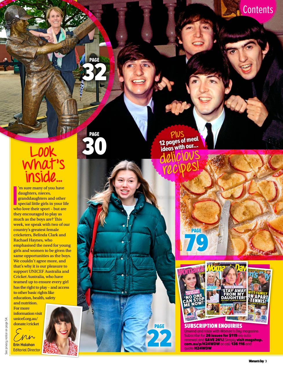 Woman's Day Australia Preview Pages