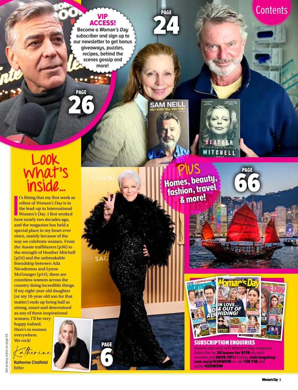 Woman's Day Australia Preview Pages