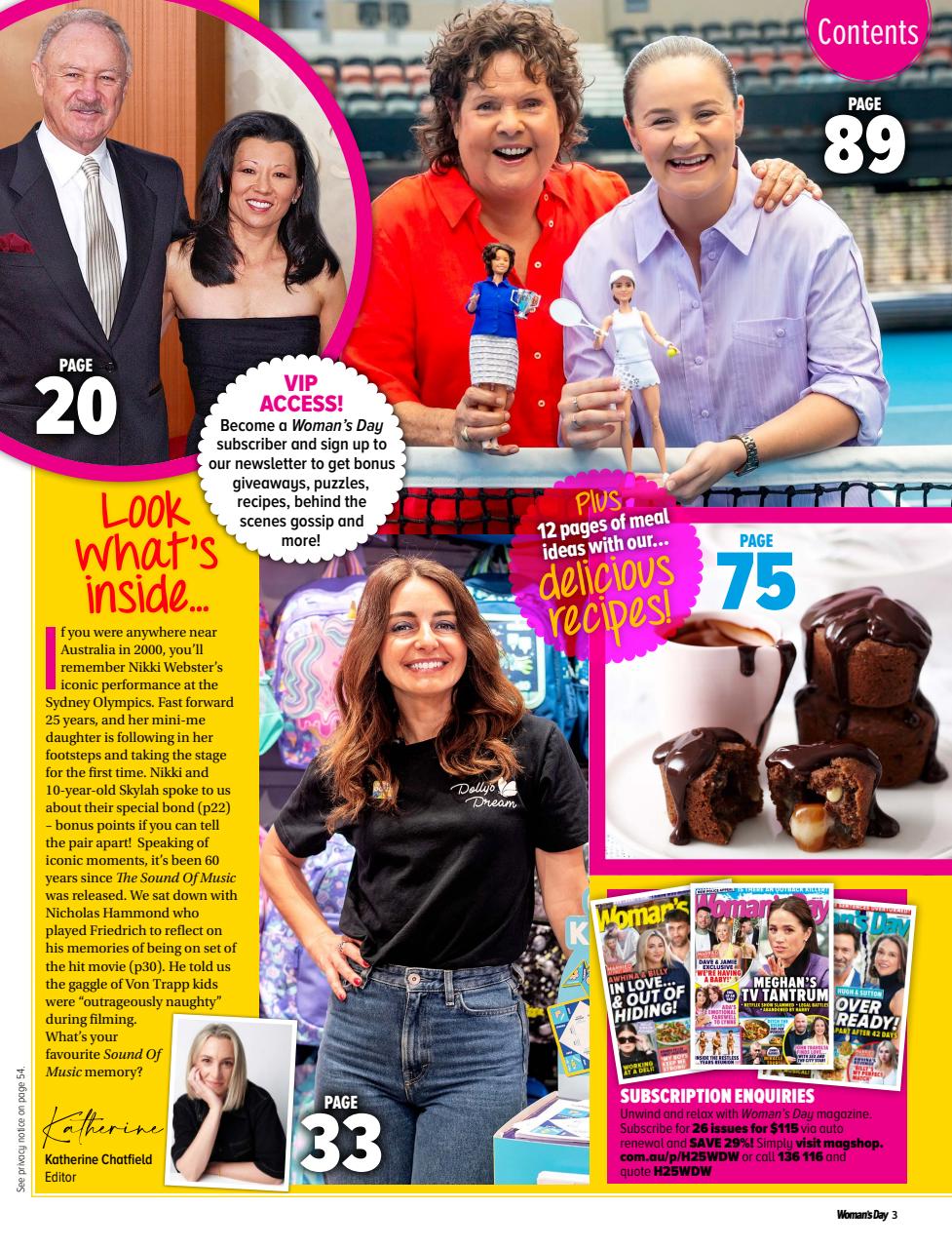 Woman's Day Australia Preview Pages