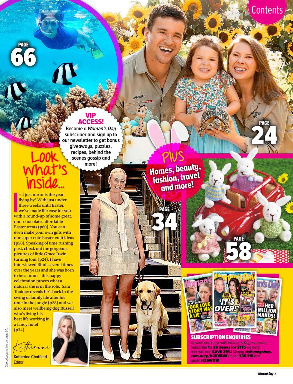 Woman's Day Australia Preview Pages