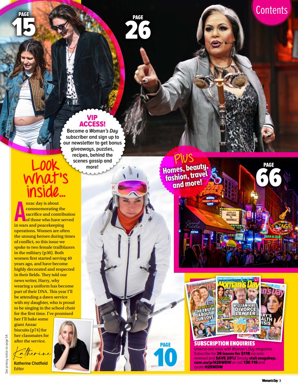 Woman's Day Australia Preview Pages