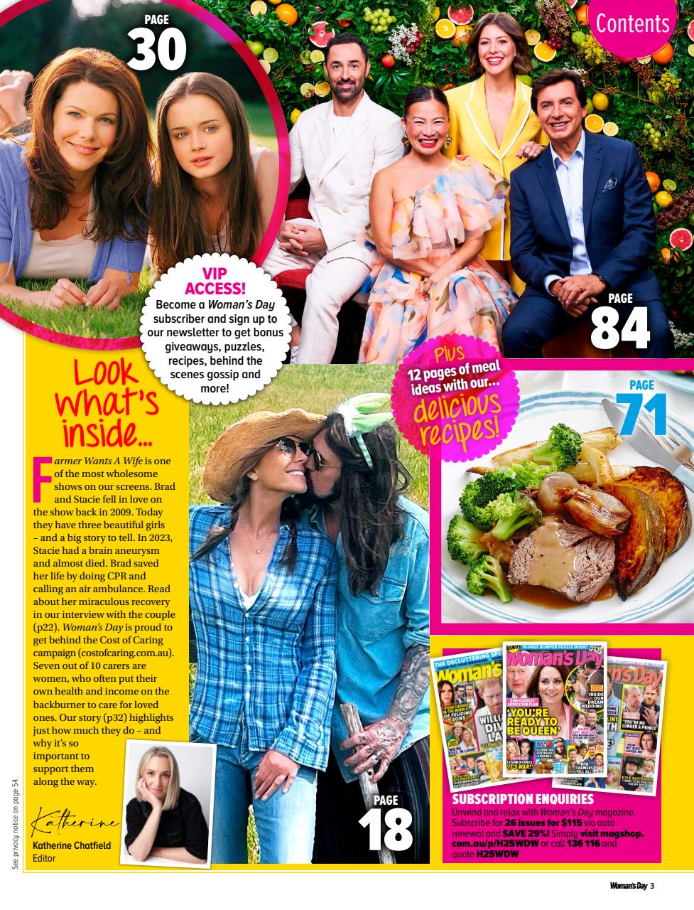Woman's Day Australia Preview Pages