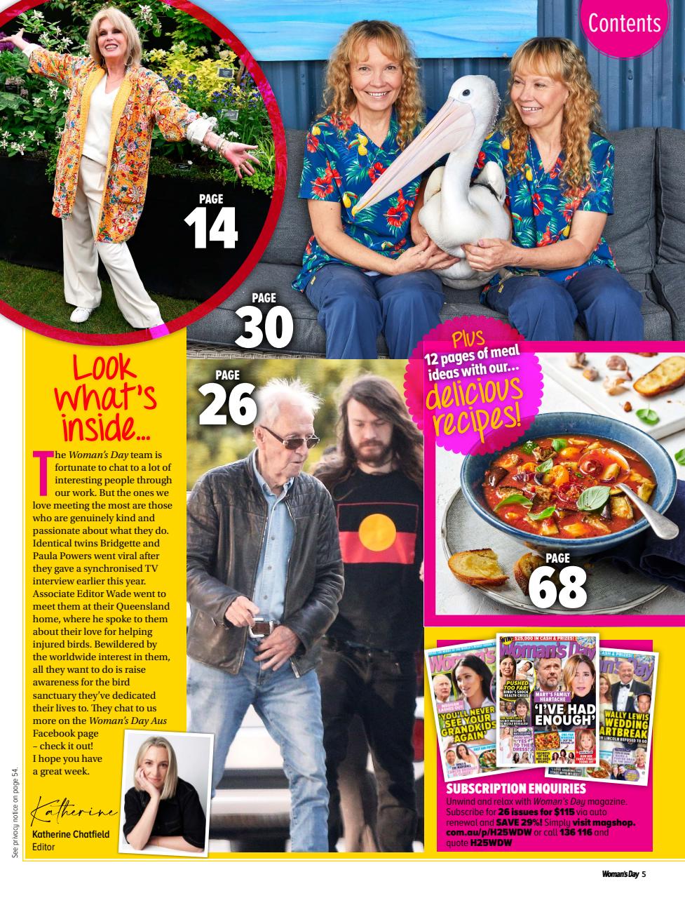 Woman's Day Australia Preview Pages