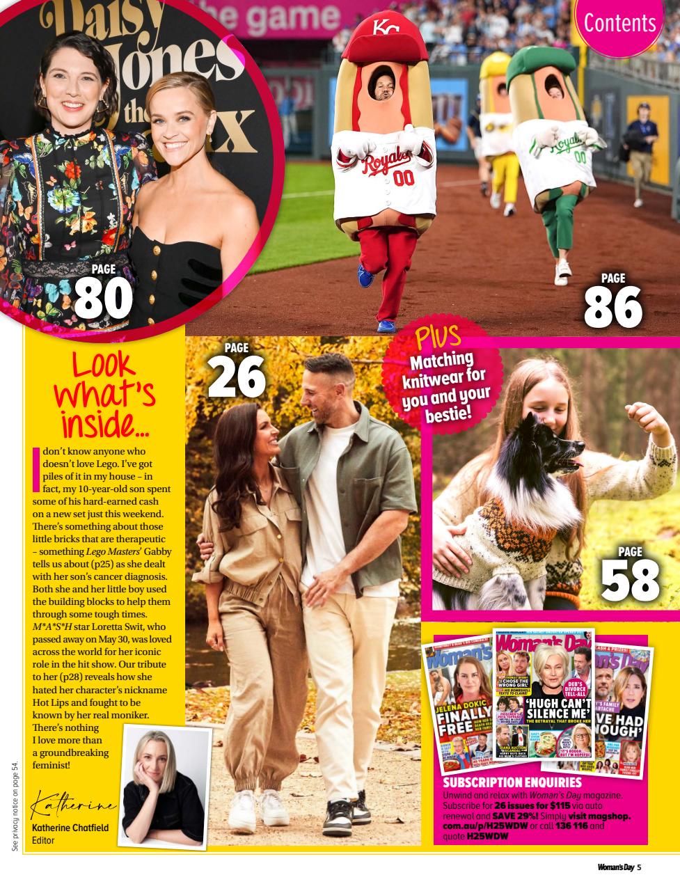 Woman's Day Australia Preview Pages