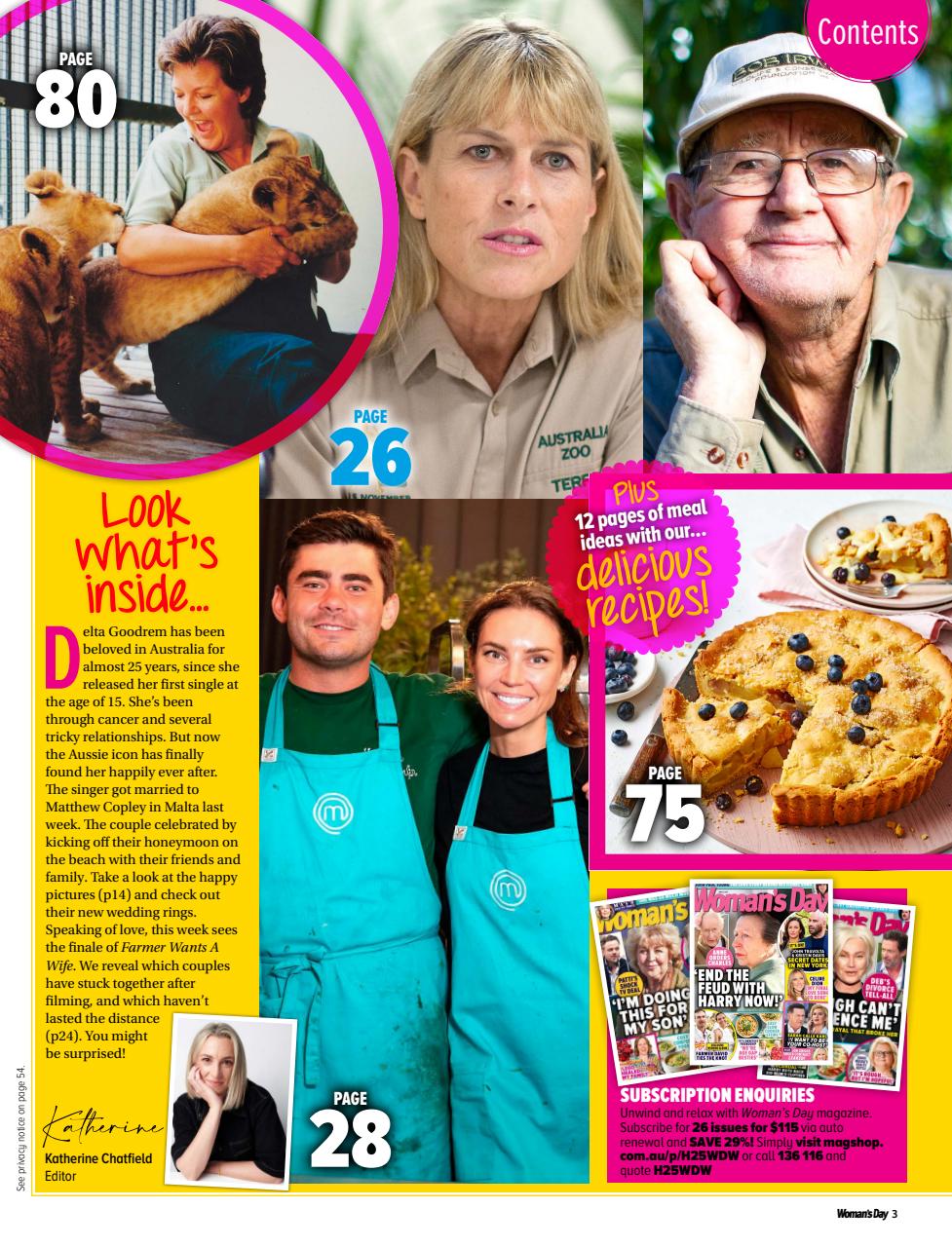 Woman's Day Australia Preview Pages