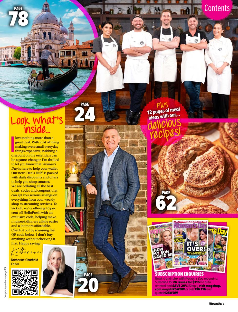 Woman's Day Australia Preview Pages