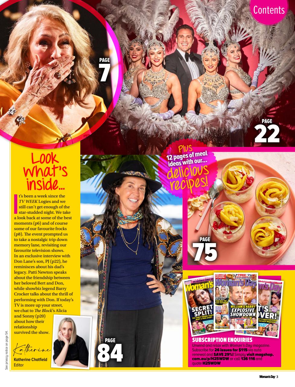 Woman's Day Australia Preview Pages