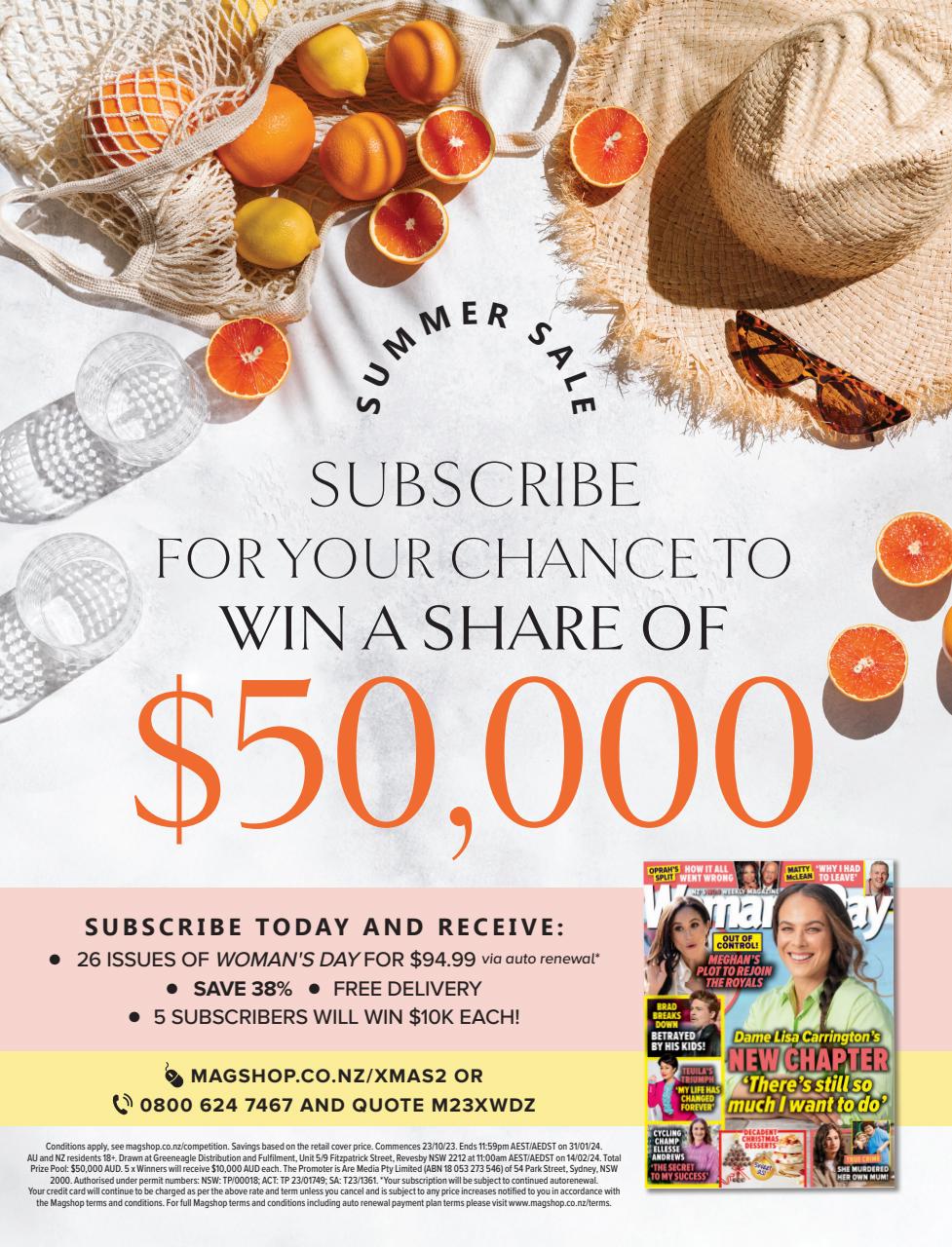 Woman's Day NZ Preview Pages