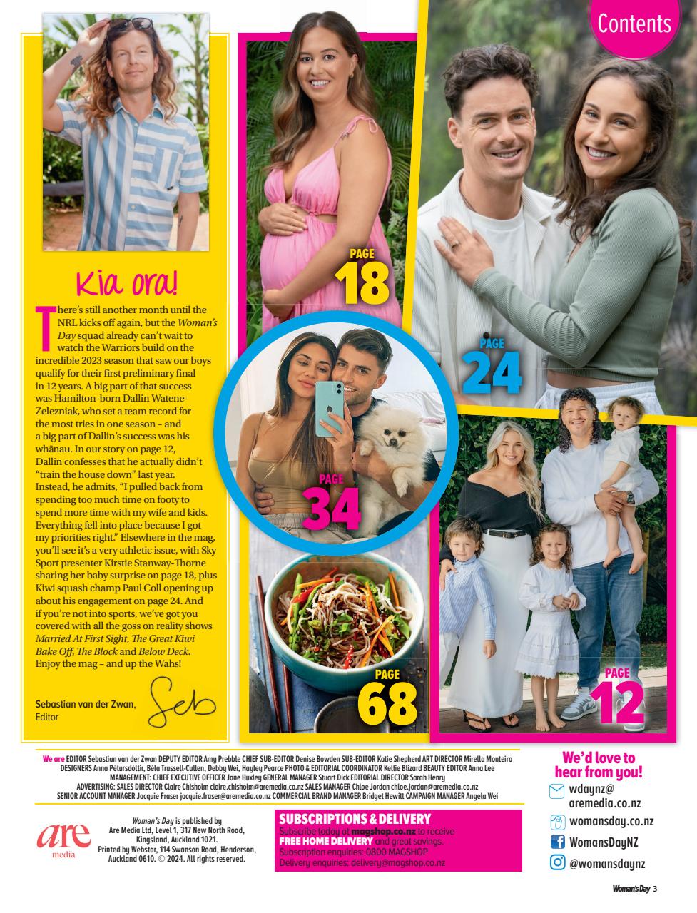 Woman's Day NZ Preview Pages