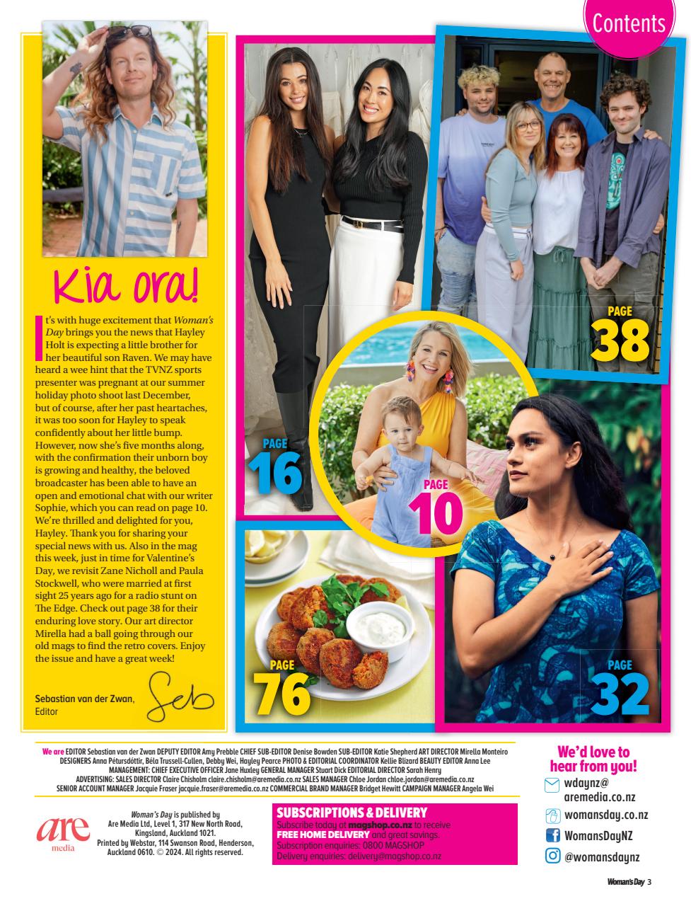 Woman's Day NZ Preview Pages