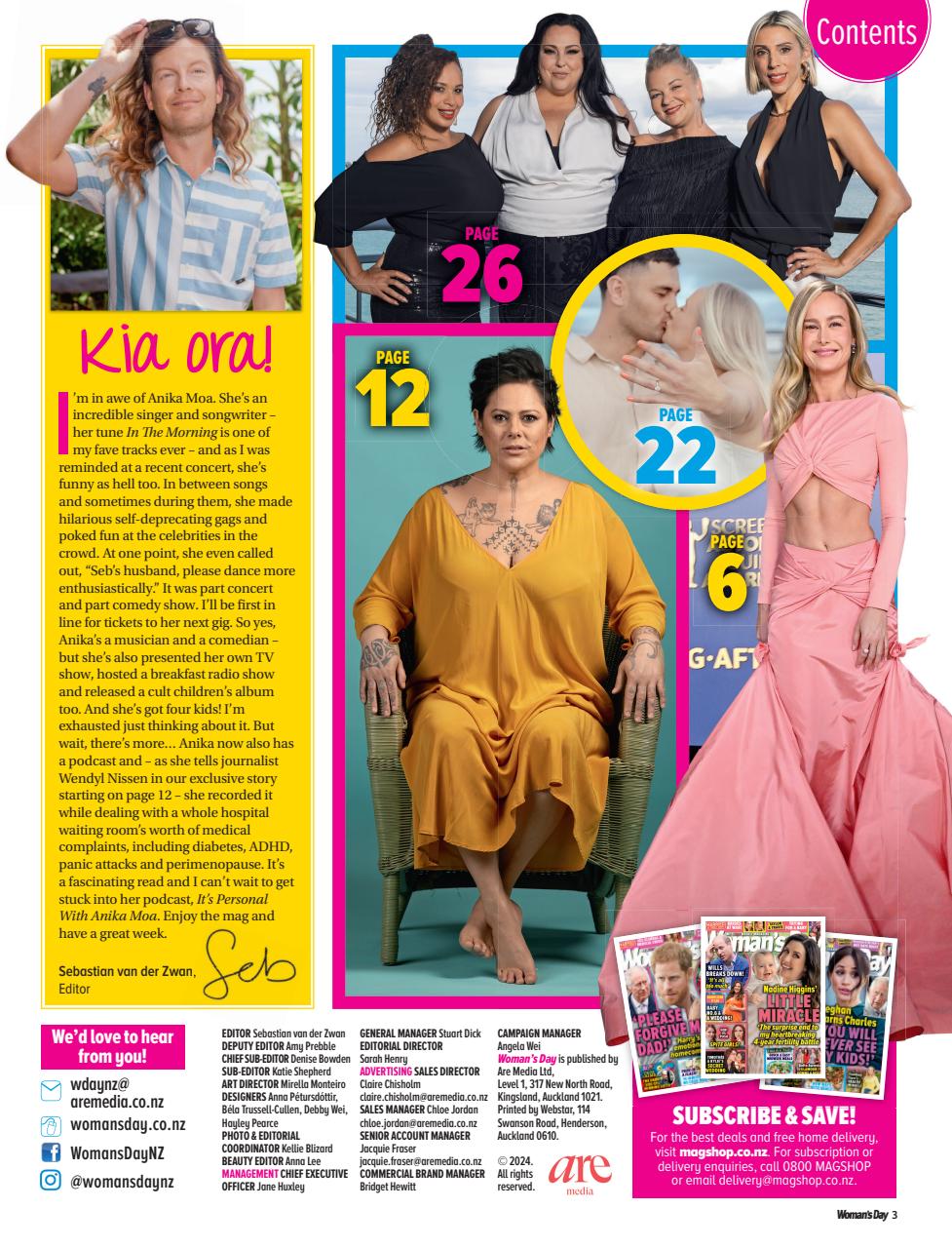 Woman's Day NZ Preview Pages