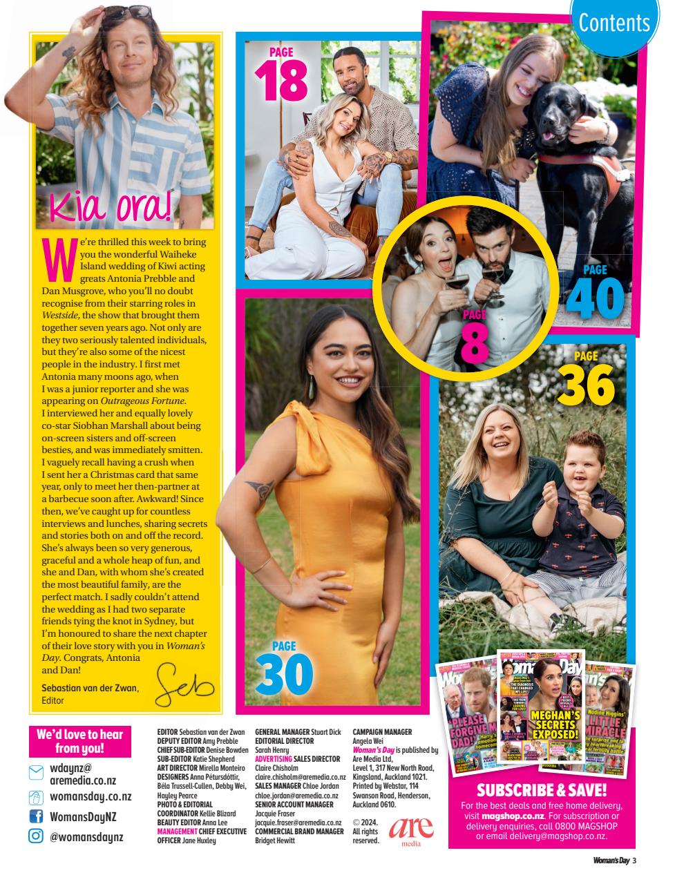 Woman's Day NZ Preview Pages