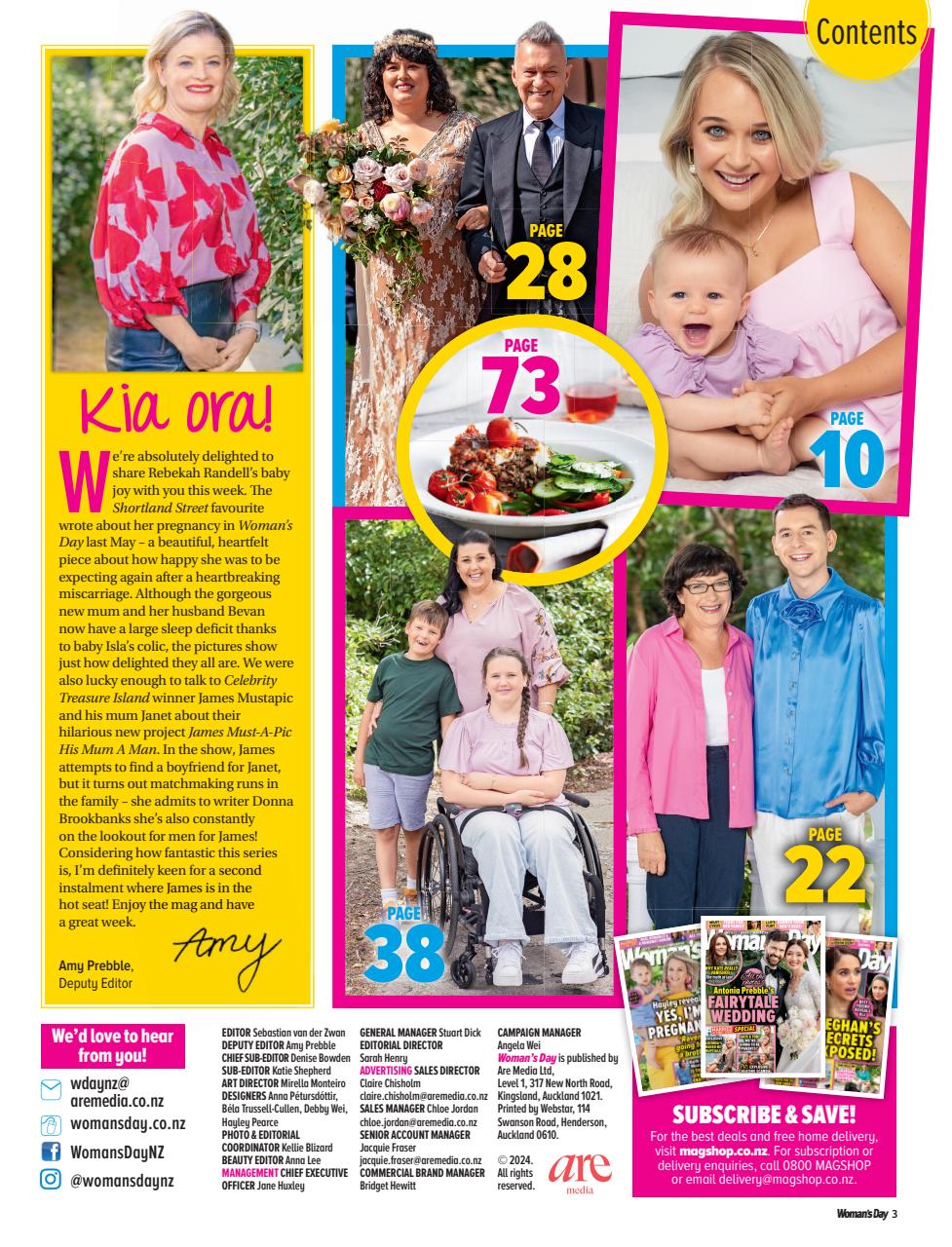 Woman's Day NZ Preview Pages
