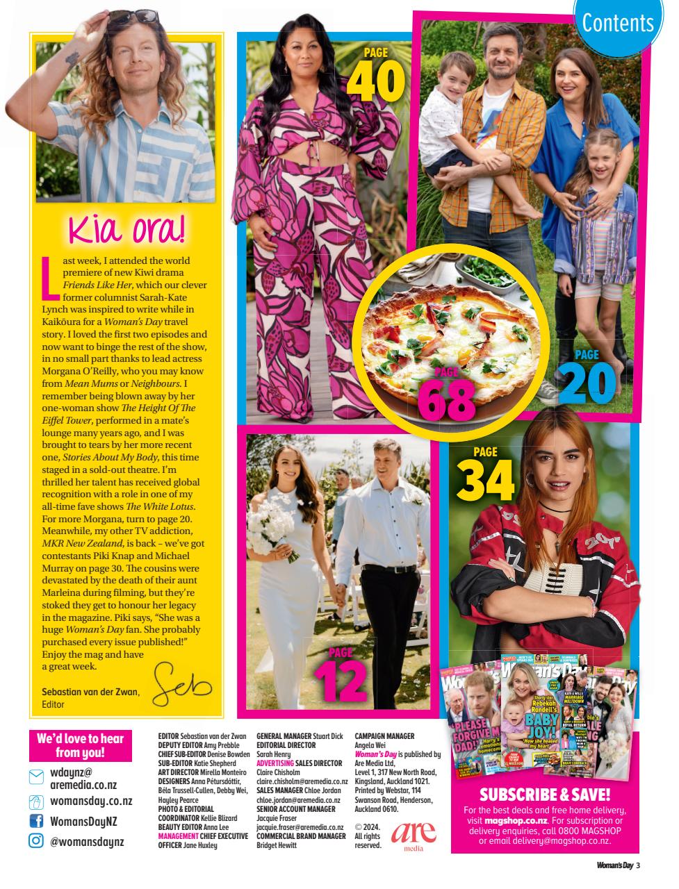 Woman's Day NZ Preview Pages