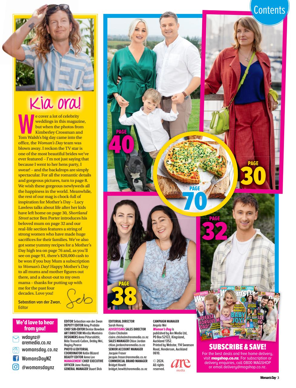 Woman's Day NZ Preview Pages