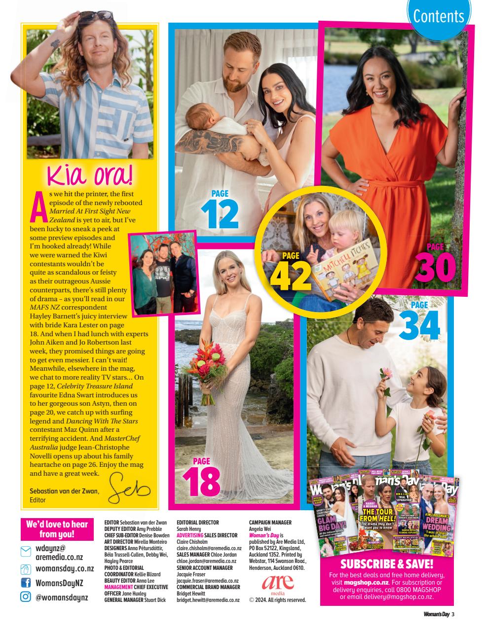 Woman's Day NZ Preview Pages