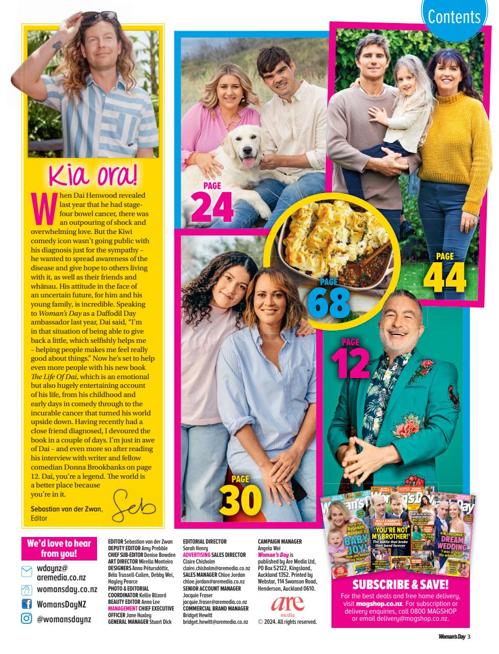 Woman's Day NZ Preview Pages