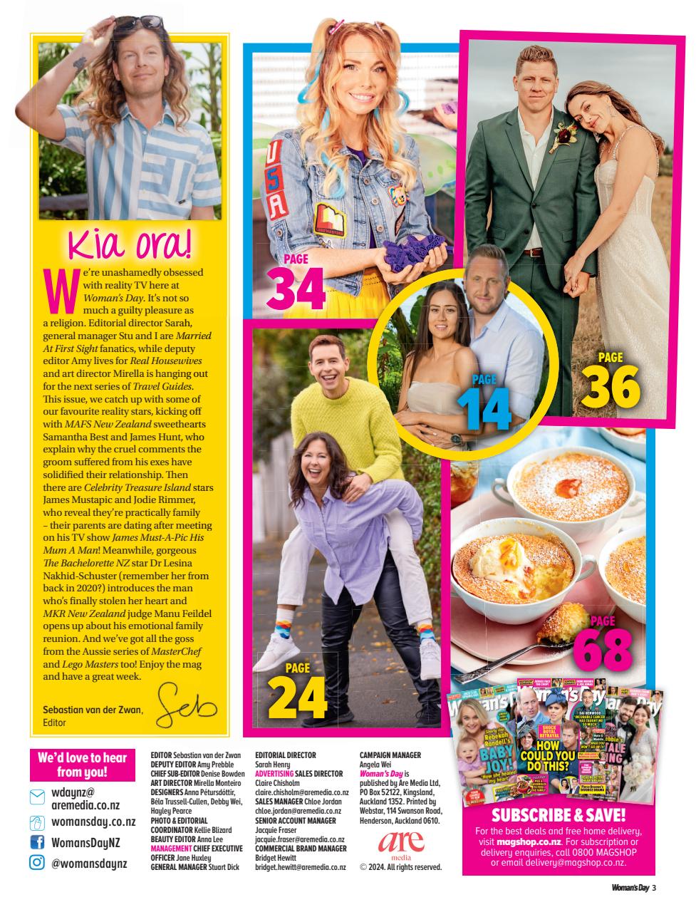 Woman's Day NZ Preview Pages