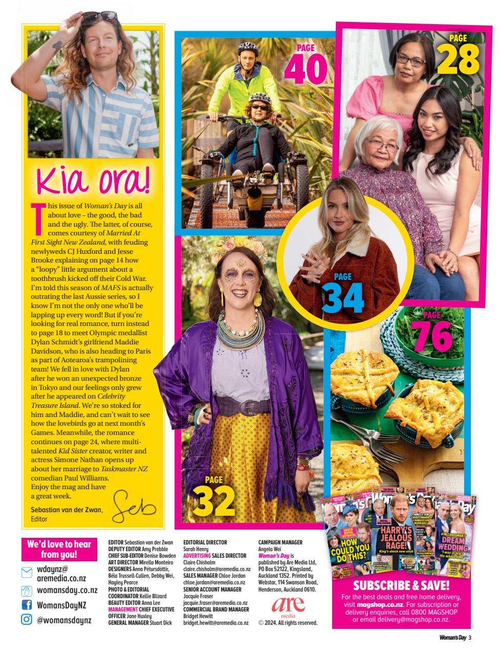 Woman's Day NZ Preview Pages