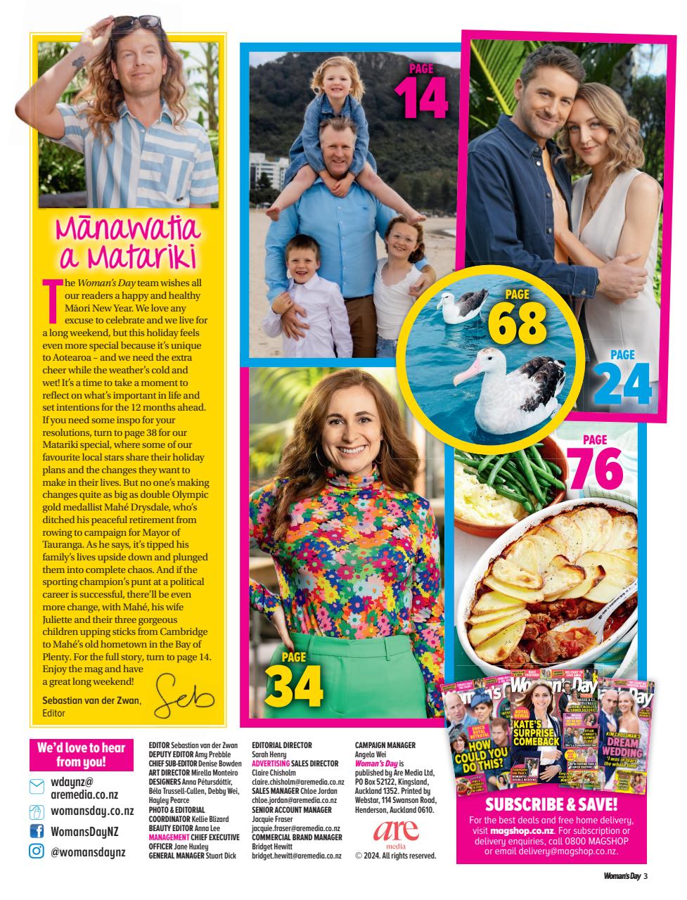 Woman's Day NZ Preview Pages