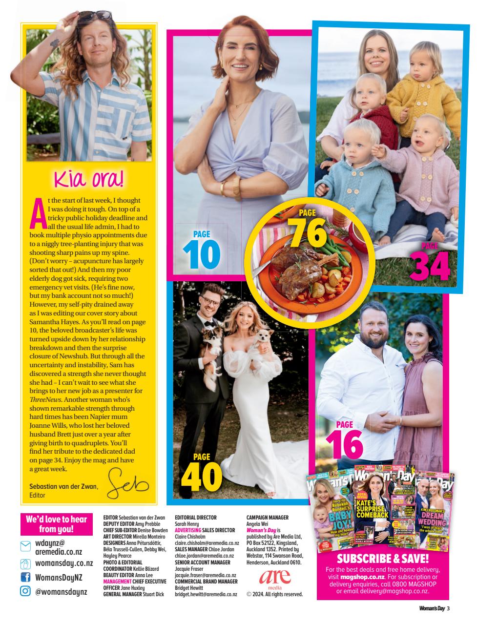 Woman's Day NZ Preview Pages
