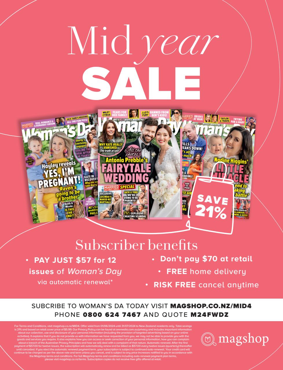 Woman's Day NZ Preview Pages