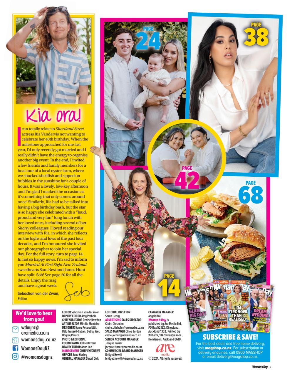 Woman's Day NZ Preview Pages