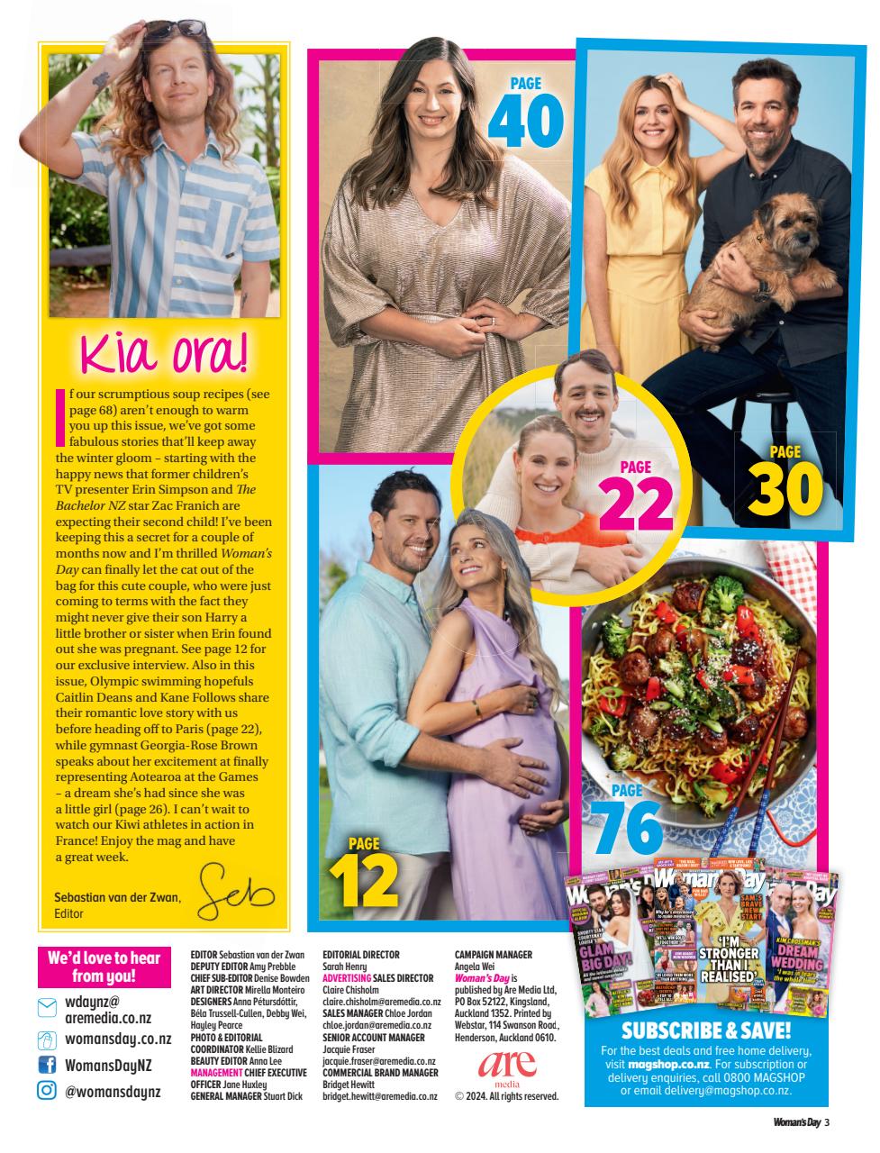 Woman's Day NZ Preview Pages