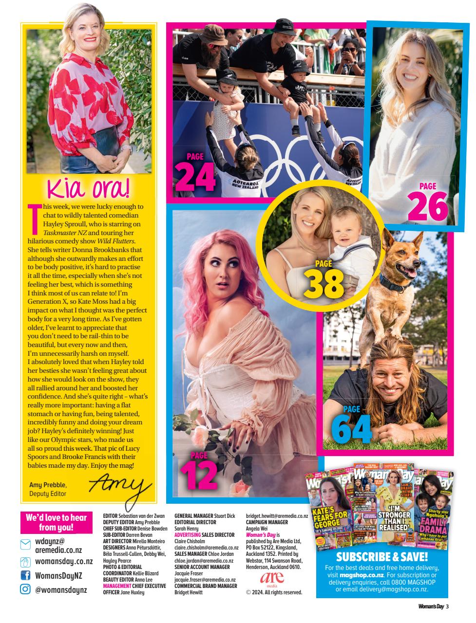 Woman's Day NZ Preview Pages