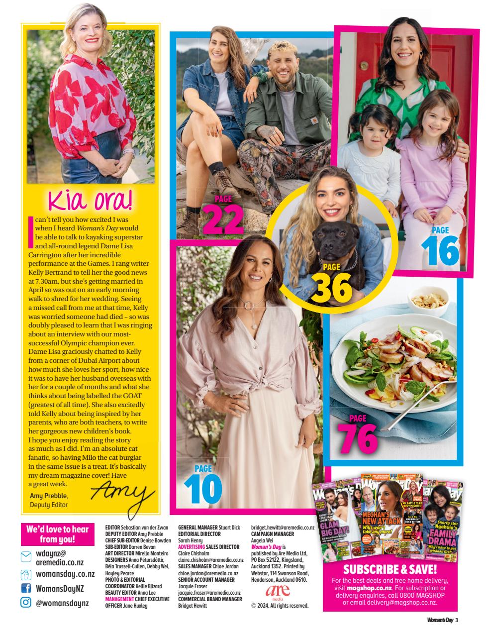 Woman's Day NZ Preview Pages
