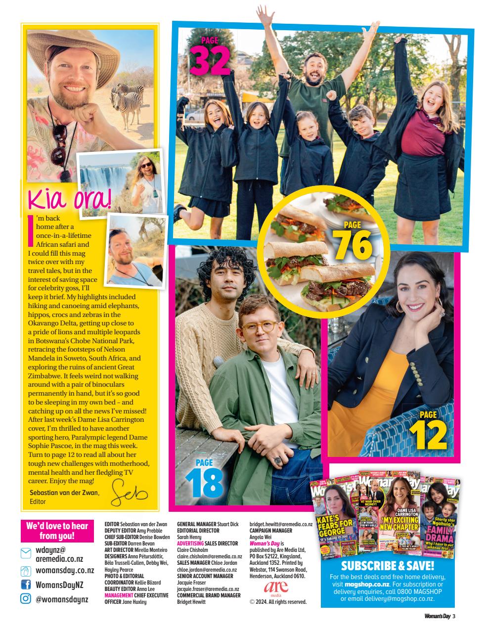 Woman's Day NZ Preview Pages